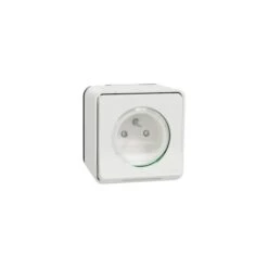 Schneider® Mureva Styl - Prise De Courant 2P+T - Saillie - IP55 IK08 - Connex A - MUR39030