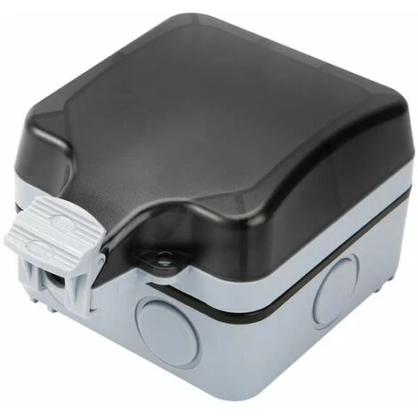 Prise Extérieure IP66 étanche Prise Murale étanche à La Poussière Prise Extérieure Prise De Jardin Avec Couvercle 3 Prise Extérieure IP66 étanche Prise Murale étanche à La Poussière Prise Extérieure Prise De Jardin Avec Couvercle – Image 3