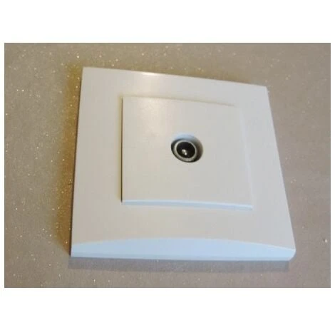 Prise TV Simple Blanche 1 Sortie Mâle 9.52mm Encastrée Fixation Vis Complète Avec Plaque De Finition ALTERNATIVE ELEC AE52012-P 3 Prise TV Simple Blanche 1 Sortie Mâle 9.52mm Encastrée Fixation Vis Complète Avec Plaque De Finition ALTERNATIVE ELEC AE52012-P – Image 3