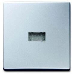 BUSCH-JAEGER 2107-33 PLAQUE DE RECOUVREMENT, COMMUTATEUR INVERSEUR DE CONTRÔLE, ARGENT ALUMINIUM, PROTÉGÉ CONTRE L'EAU IP44