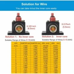 Porte-fusible De Batterie Porte-fusible Fusible Principal Fusible D'alimentation 7 Porte-fusible De Batterie Porte-fusible Fusible Principal Fusible D'alimentation -Douille Soldes Boutiquec 97730882 3
